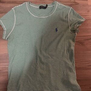 Polo by Ralph Lauren Mint Striped Tee